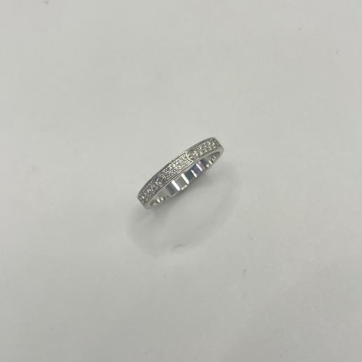 卡地亚 24年 白金love满天星窄版戒指 50码 国专大全套 2.10g 查码服务