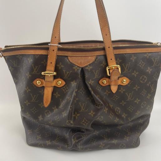 lv老花派拉蒙大号底34棕色09年